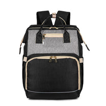 Convertible Baby Changing Backpack With Foldable Crib – Waterproof Multi-Pocket Design
