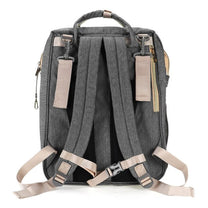 Convertible Baby Changing Backpack With Foldable Crib – Waterproof Multi-Pocket Design
