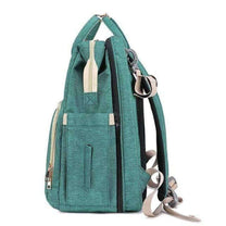 Convertible Baby Changing Backpack With Foldable Crib – Waterproof Multi-Pocket Design