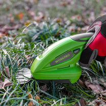 Cordless Electric Hedge Trimmer With Adjustable Settings And Safety Features
