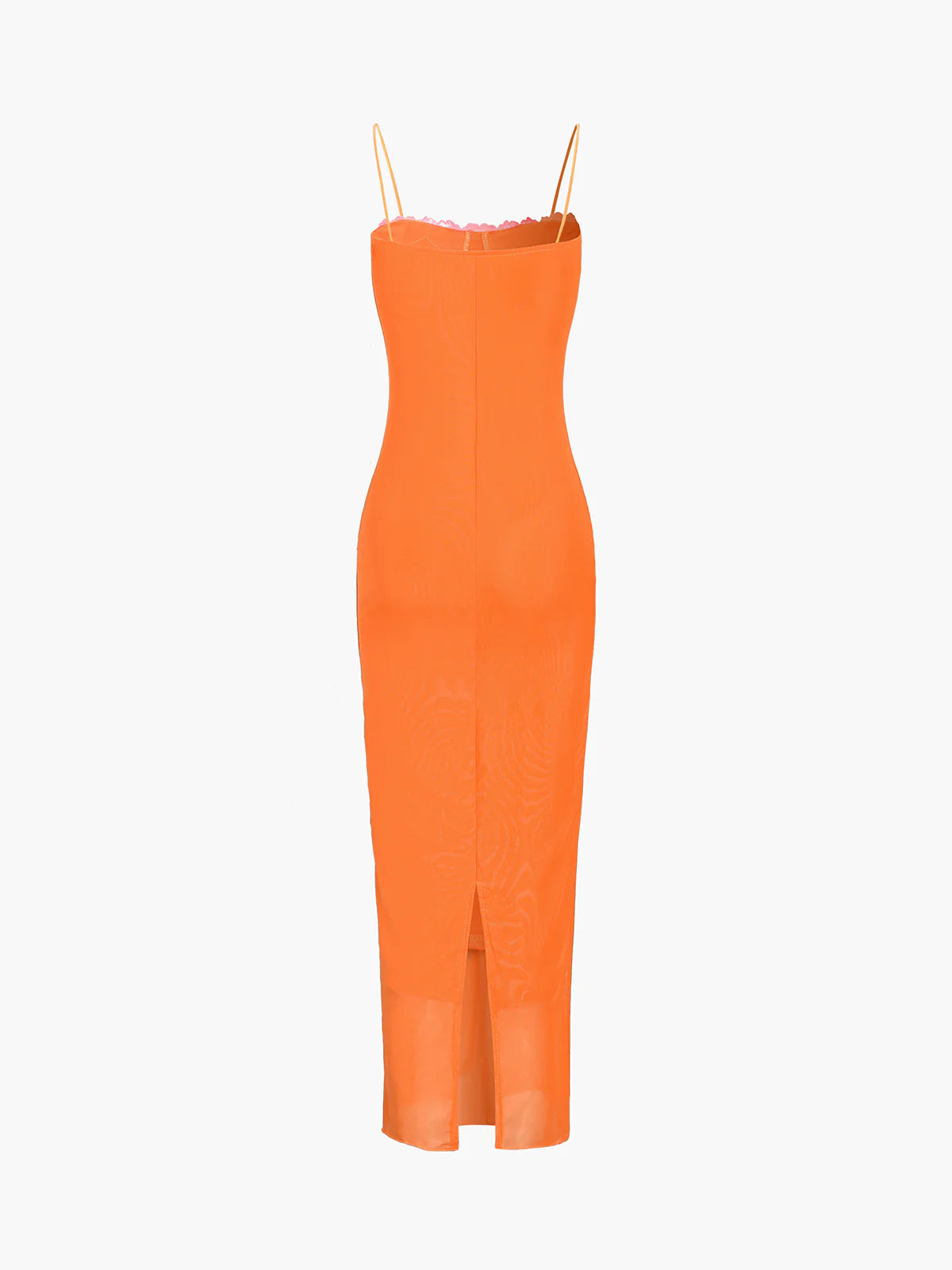 Corset Mesh Maxi Dress