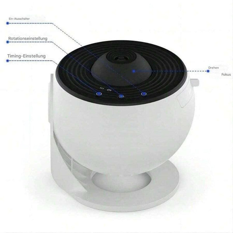 Cosmic Projector Lamp With Starry Night Patterns