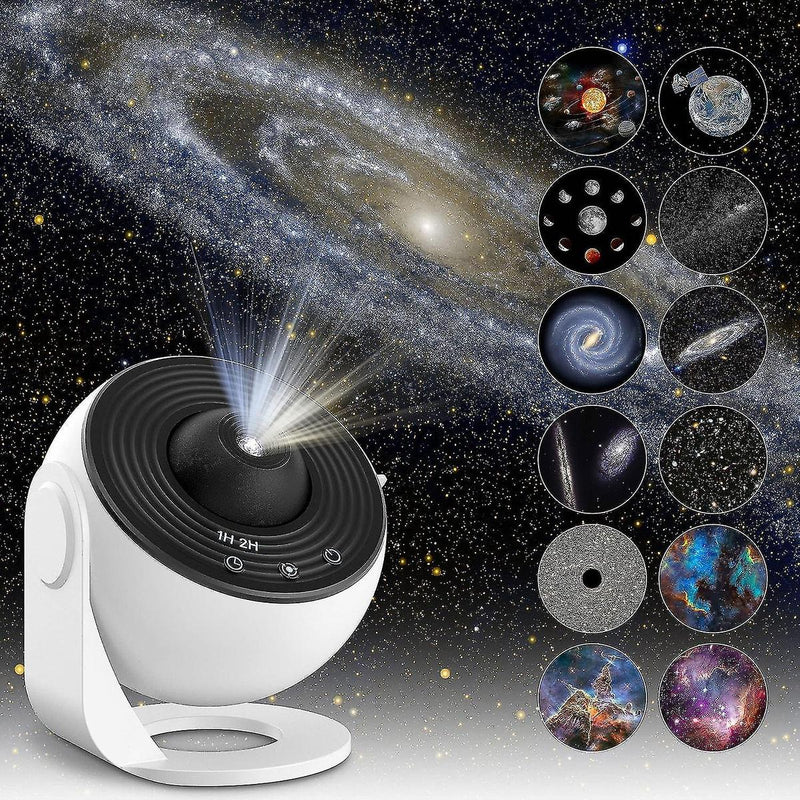 Cosmic Projector Lamp With Starry Night Patterns