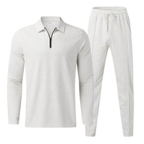 Cotton Blend Casual Two-Piece Outfit