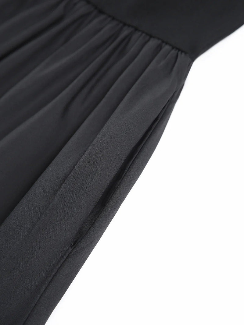 Cotton Blend Jersey Sleeveless Maxi Dress