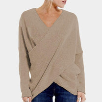 Cotton Long-Sleeved Tunic Pullover for Autumn and Winter