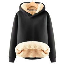 Cozy Fleece Lined Women&#39;s Hoodie With Adjustable Hood