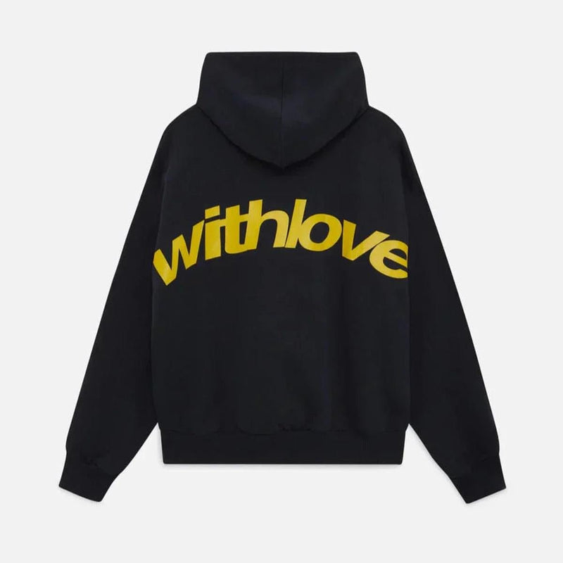 Cozy Hooded Sweatshirt With Back Print And Pockets