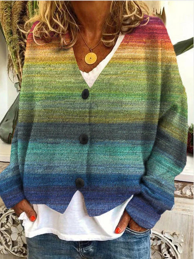 Cozy Patchwork Cardigan for Women Herwick