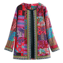 Cozy Patchwork Cardigan for Women Herwick