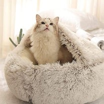 Cozy Plush Pet Bed For Cats And Small Dogs
