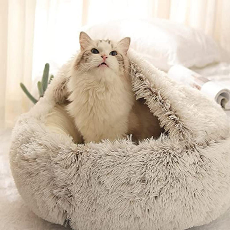 Cozy Plush Pet Bed For Cats And Small Dogs