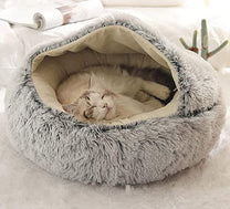 Cozy Plush Pet Bed For Cats And Small Dogs