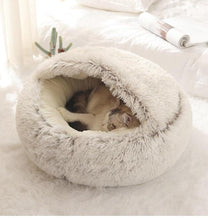 Cozy Plush Pet Bed For Cats And Small Dogs