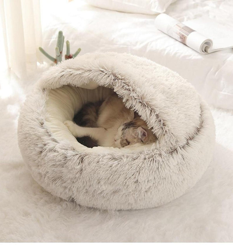 Cozy Plush Pet Bed For Cats And Small Dogs