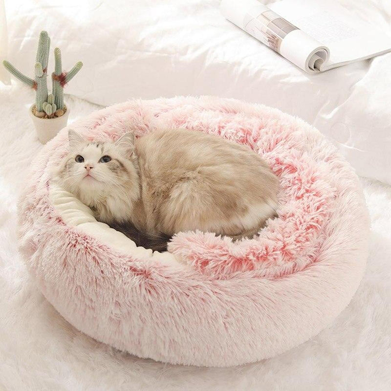 Cozy Plush Pet Bed For Cats And Small Dogs