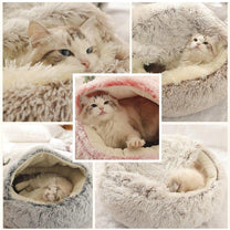 Cozy Plush Pet Bed For Cats And Small Dogs
