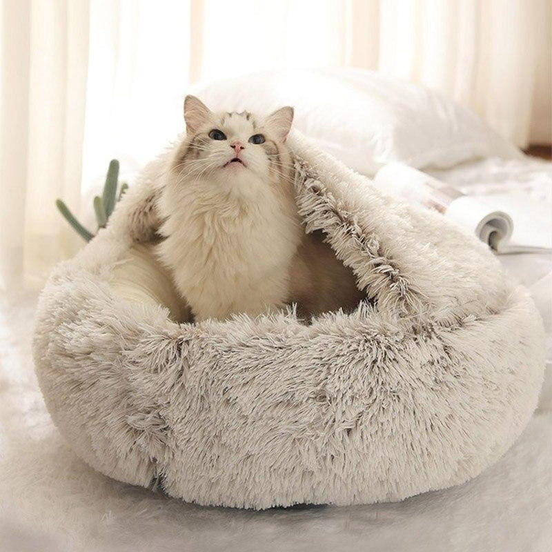 Cozy Plush Pet Bed For Cats And Small Dogs