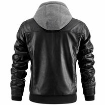 Crocheted Vintage Motorcycle Jacket With Pockets
