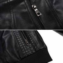 Crocheted Vintage Motorcycle Jacket With Pockets