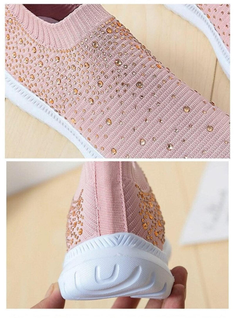Crystal-Adorned Elegant Shoes For Special Occasions