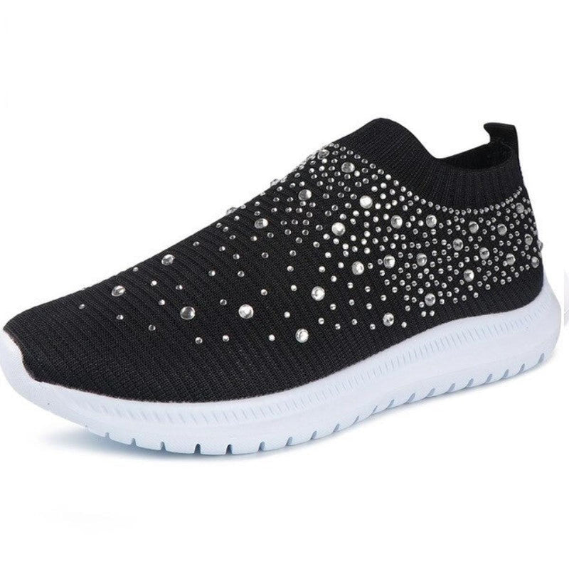 Crystal-Adorned Elegant Shoes For Special Occasions