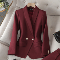 Damen Blazer And Trousers Set - Timeless Two-Piece Outfit