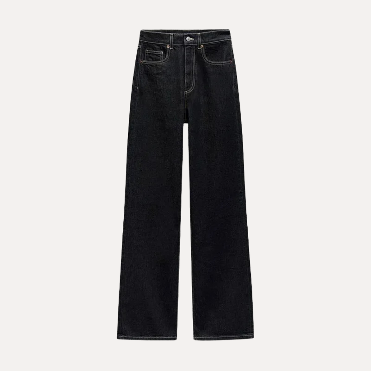 Denim Long Pants Co-Ord Set