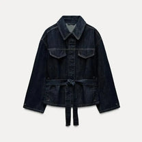 Denim Long Pants Co-Ord Set