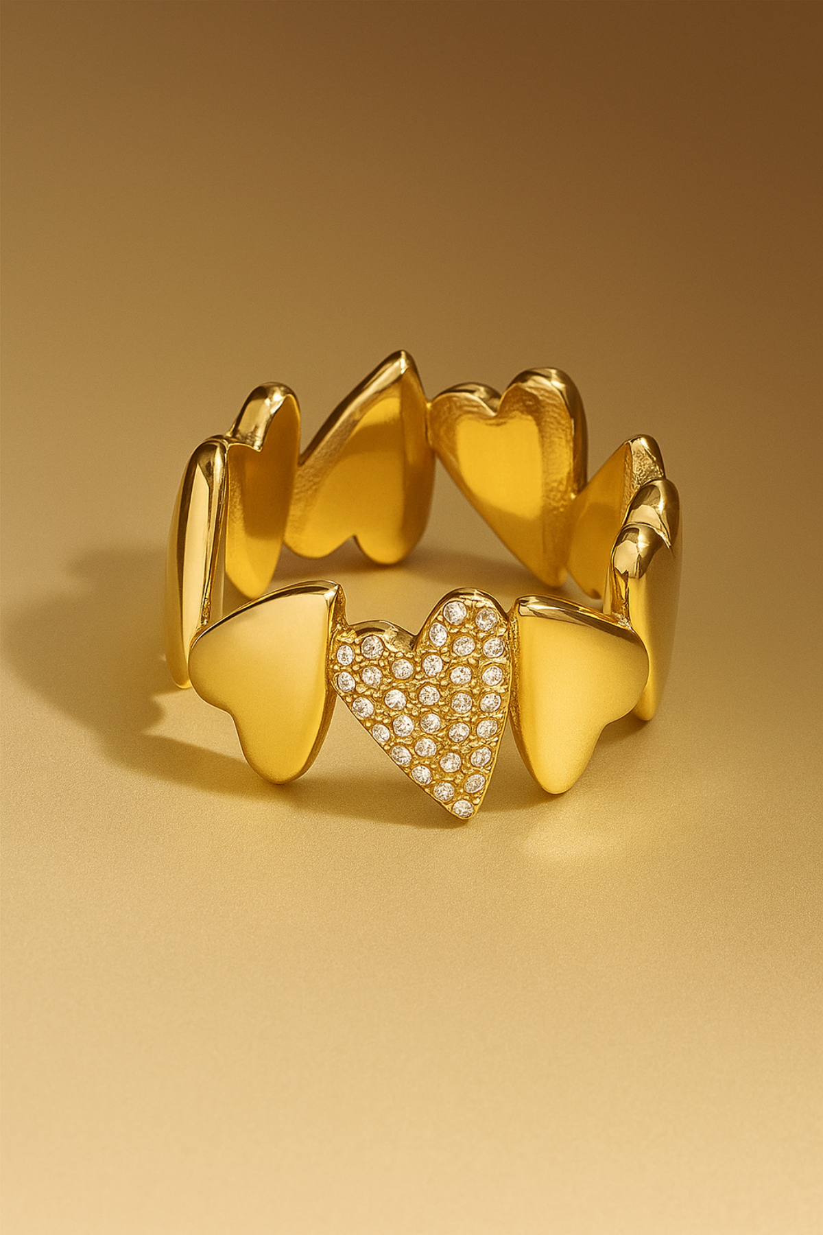 Diamond Heart Ring
