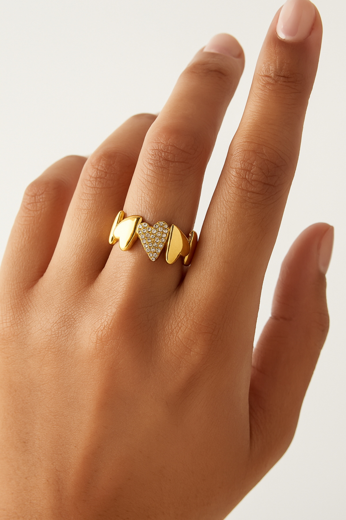 Diamond Heart Ring