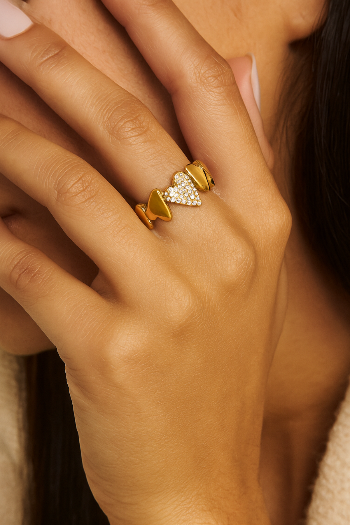Diamond Heart Ring