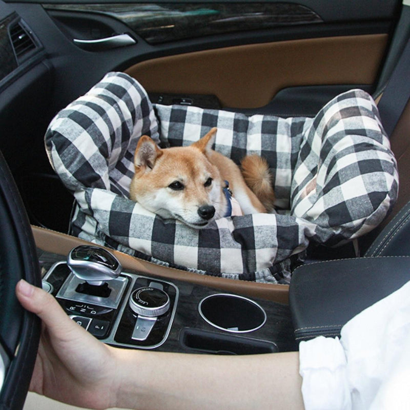 Dog Car Seat Bed With Safety Features