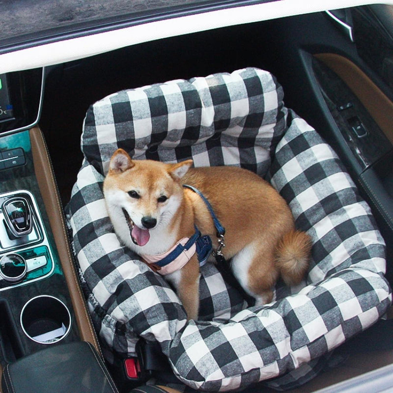 Dog Car Seat Bed With Safety Features