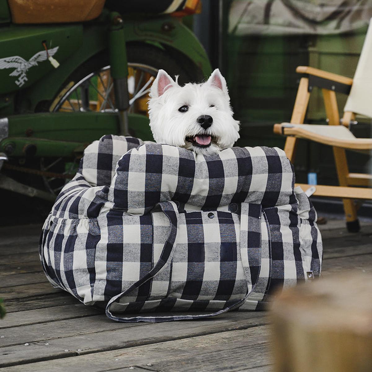 Dog Car Seat Bed With Safety Features
