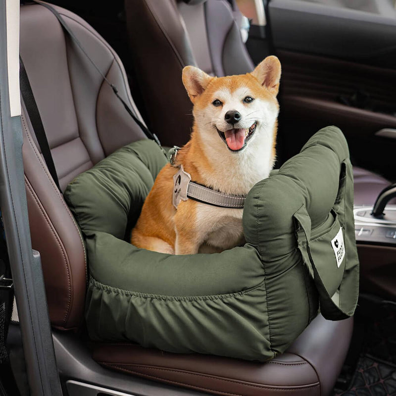 Dog Car Seat Bed With Safety Features