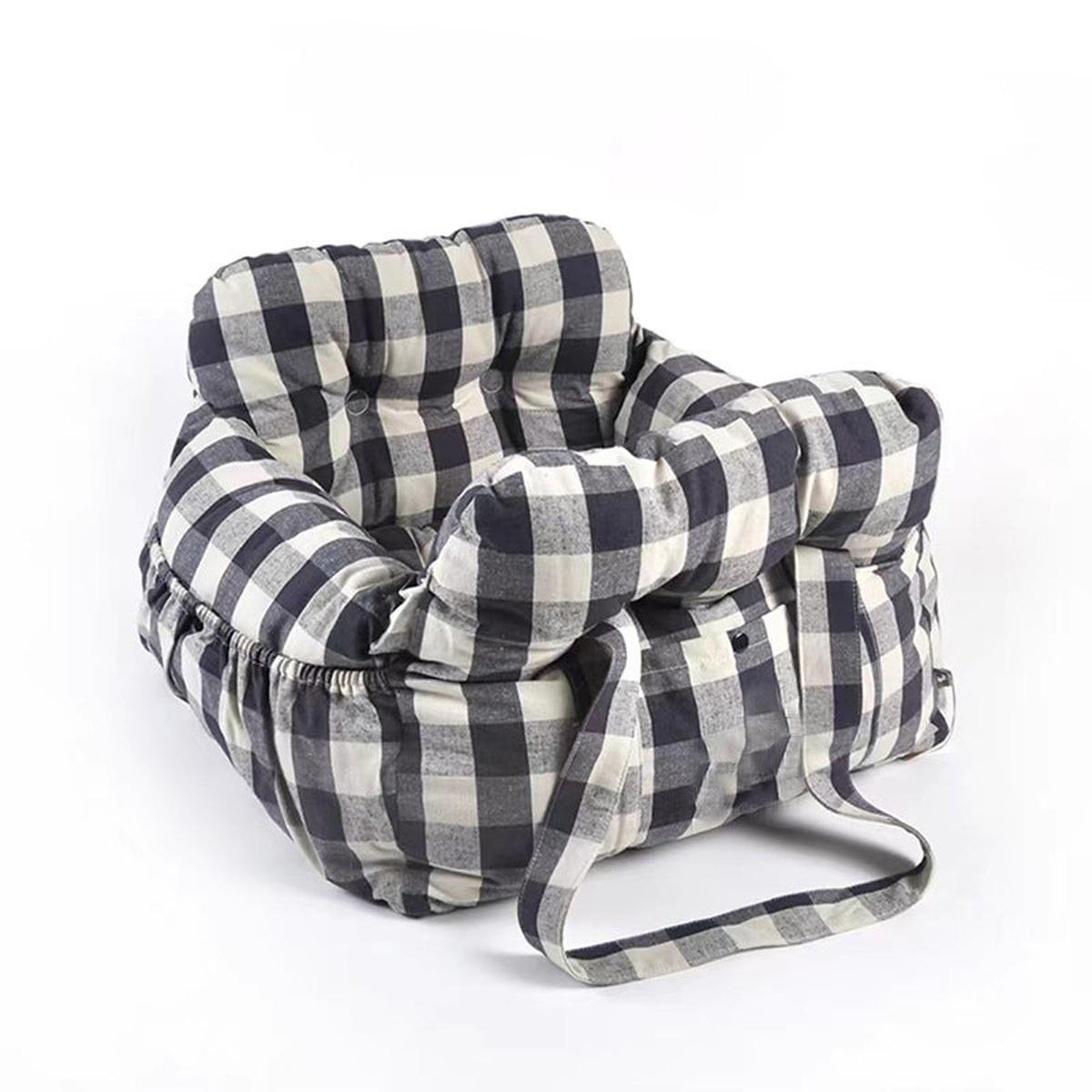 Dog Car Seat Bed With Safety Features