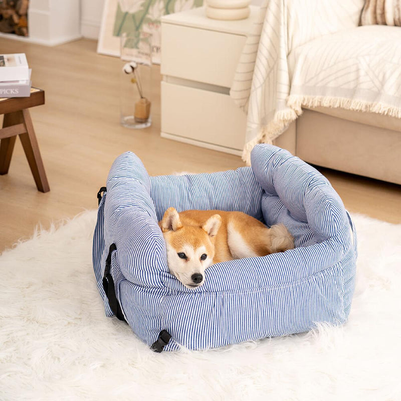 Dog Car Seat Bed With Safety Features