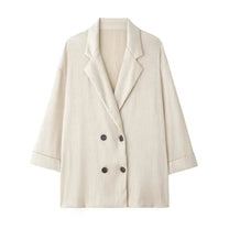 Double-Breasted Blazer &amp; Wide-Leg Trouser Co-ord