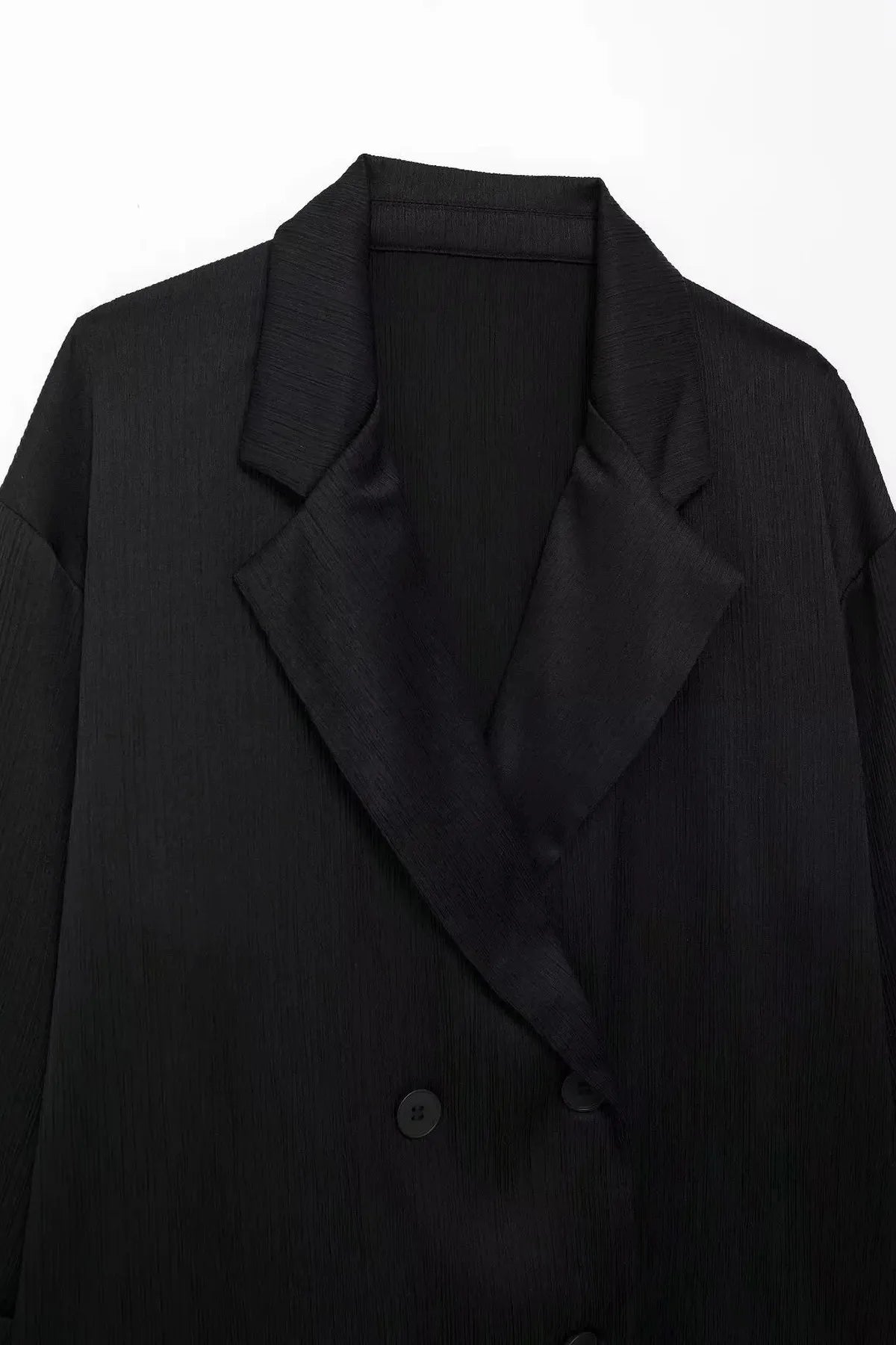 Double-Breasted Blazer &amp; Wide-Leg Trouser Co-ord