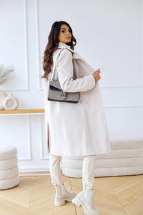 Double-Breasted Long Sleeve Women&#39;s Jacket