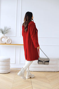 Double-Breasted Long Sleeve Women&#39;s Jacket