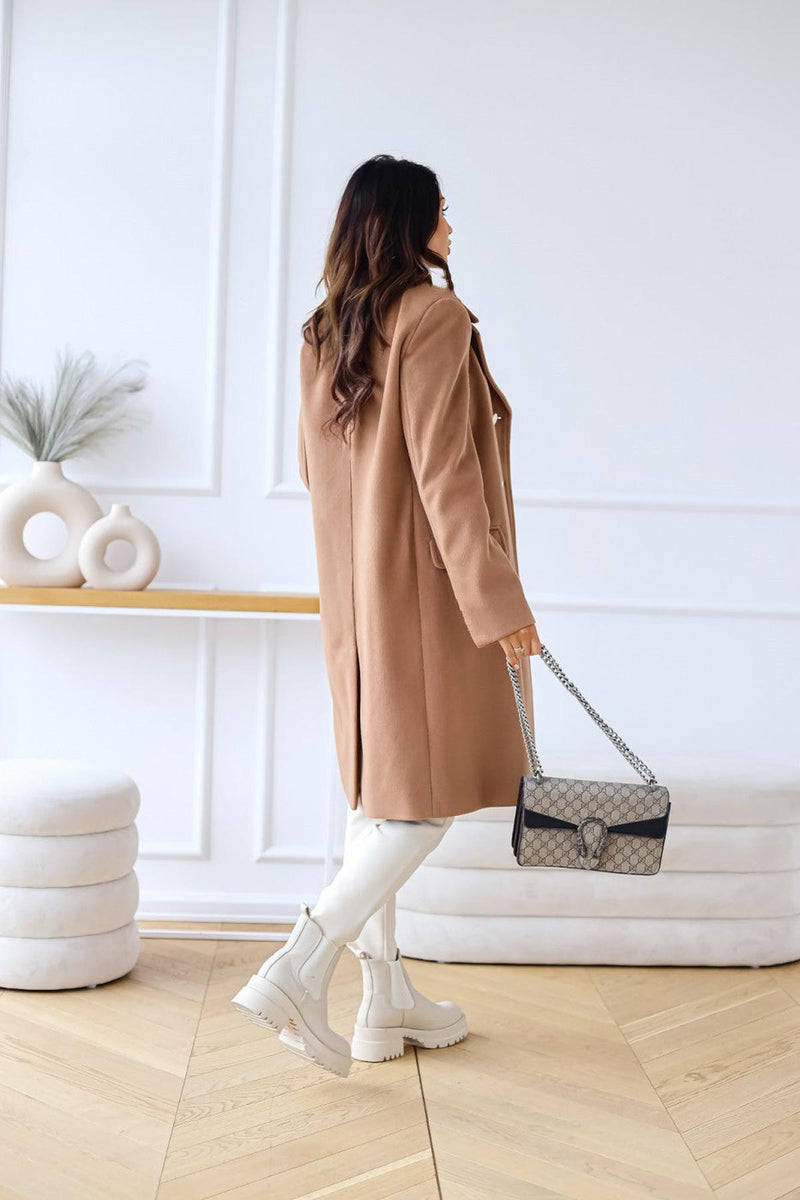 Double-Breasted Long Sleeve Women&#39;s Jacket