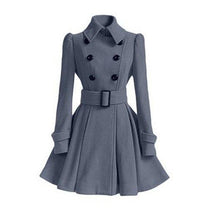 Double Breasted Women&#39;s Windbreaker Trench Coat