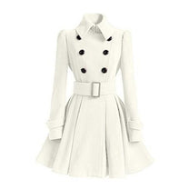 Double Breasted Women&#39;s Windbreaker Trench Coat
