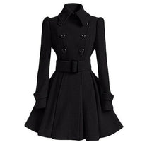 Double Breasted Women&#39;s Windbreaker Trench Coat