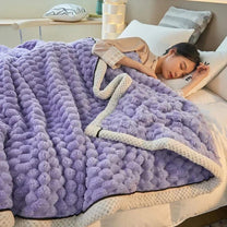 Double-Layer Coral Velvet Blanket For Autumn And Winter Warmth
