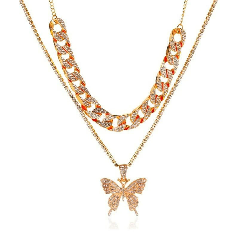 Double-Layered Elegant Women&#39;s Necklace
