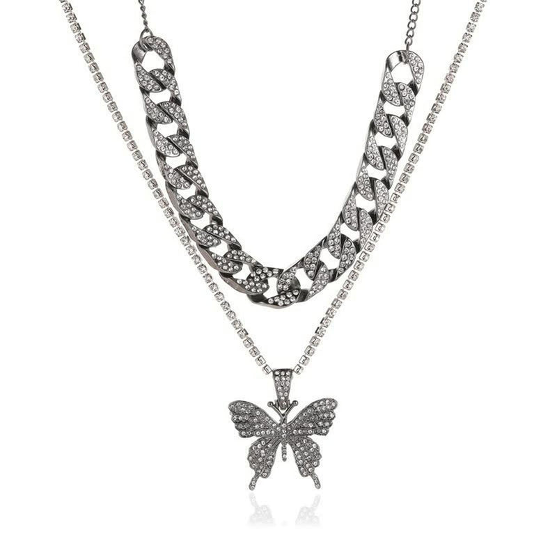 Double-Layered Elegant Women&#39;s Necklace