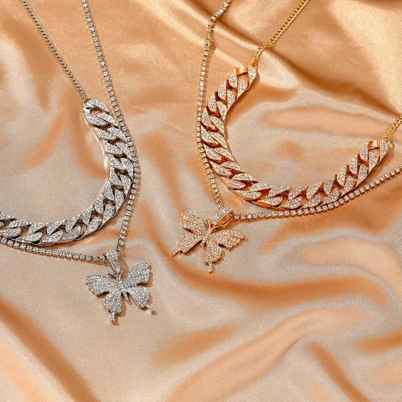 Double-Layered Elegant Women&#39;s Necklace